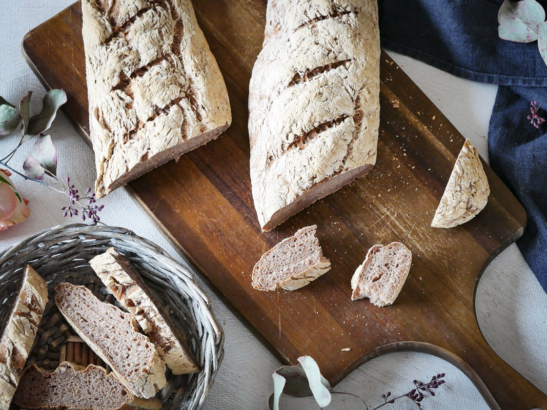 Glutenfreies Baguette für eine gesunde Ernährung, vegan