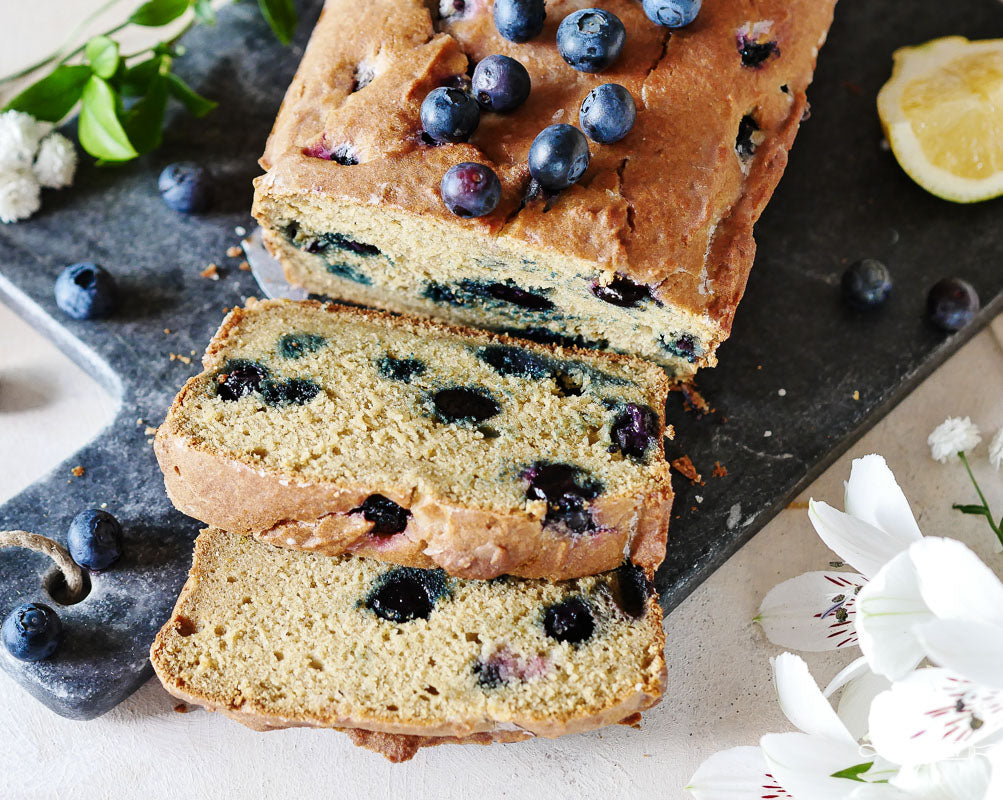 Glutenfreier Heidelbeer-Zitronenkuchen