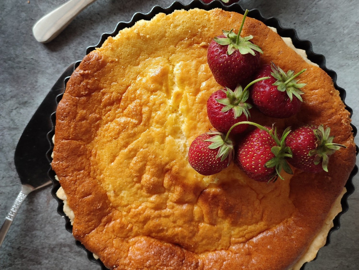 White Chocolate Cheesecake glutenfrei, luftig wie Soufflé