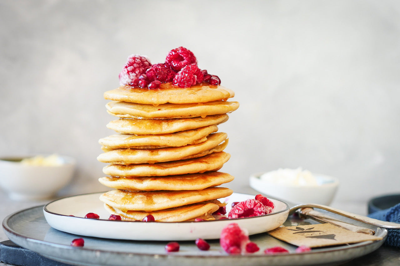 Amerikanische Pancakes, glutenfrei und paleo