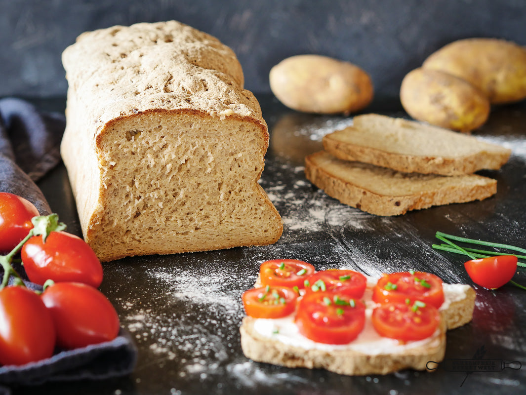Saftiges Kartoffelbrot, glutenfrei