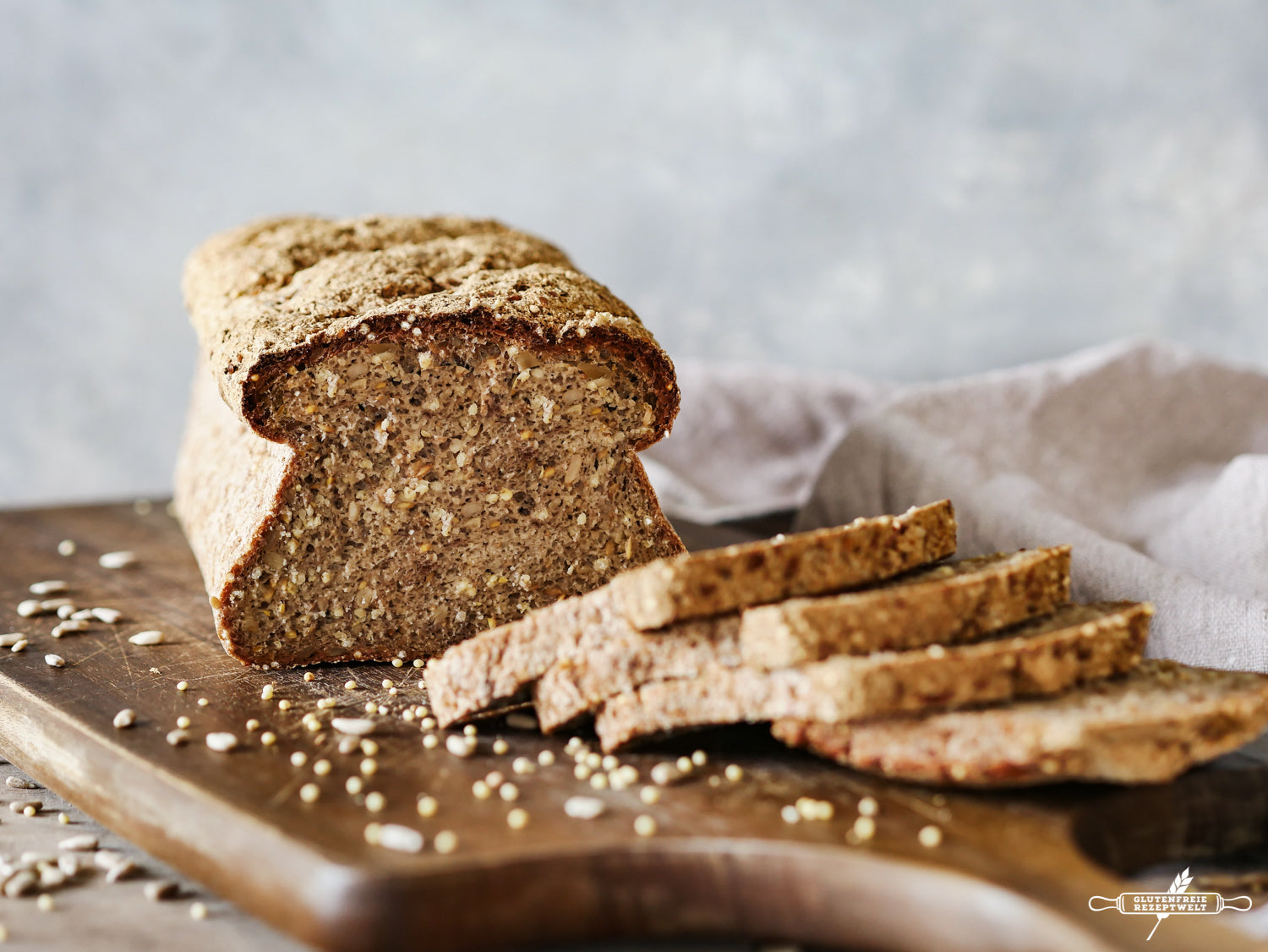 Glutenfreies Körnerbrot mit Hirse