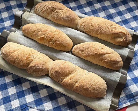 Baguettebrötchen - glutenfrei & vegan