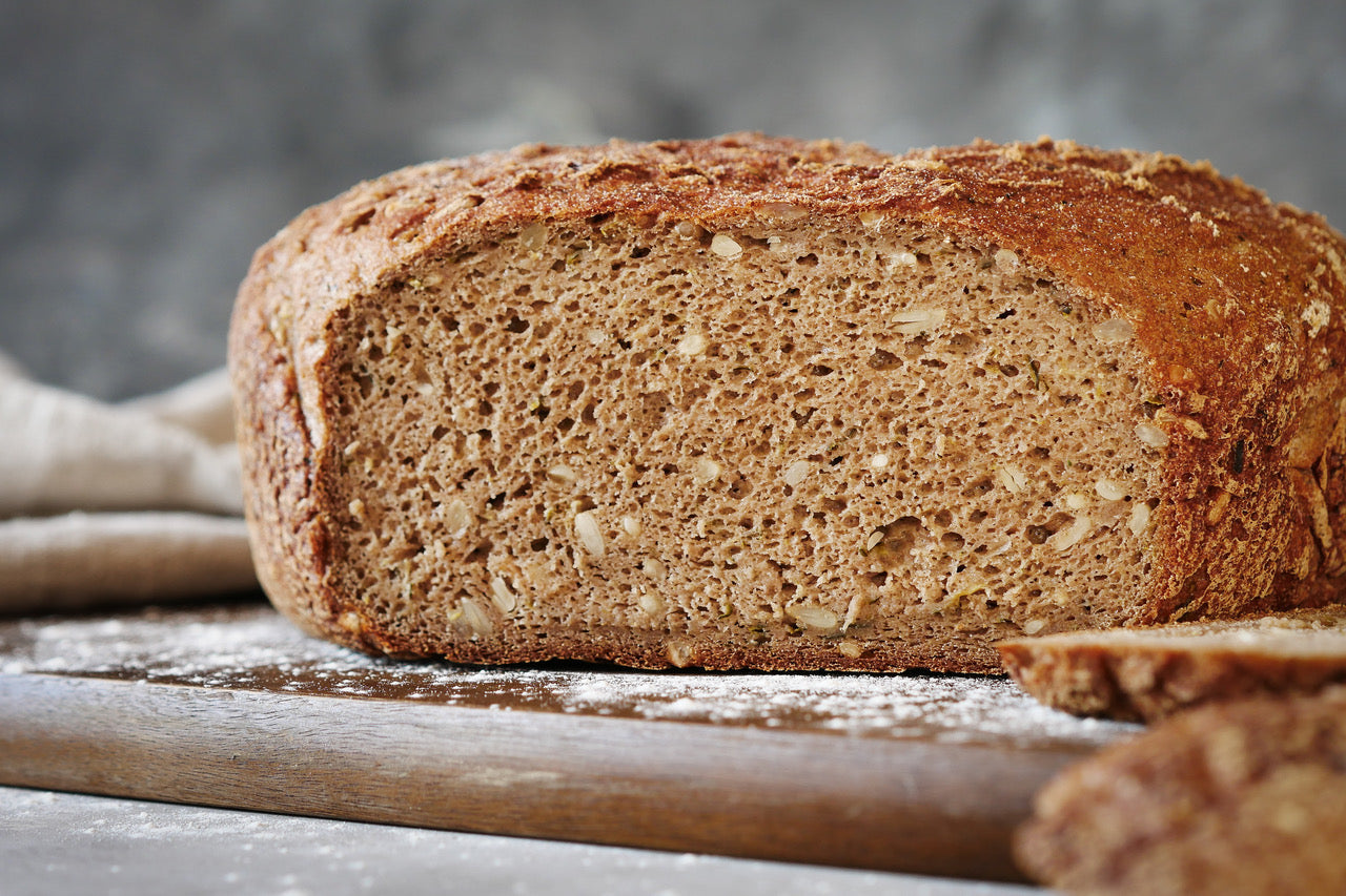 Saftiges Zucchini - Topfbrot, glutenfrei