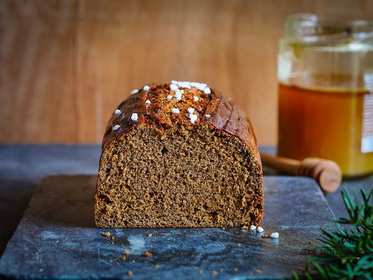 Feiner Honigkuchen für die Adventszeit, sehr saftig und glutenfrei
