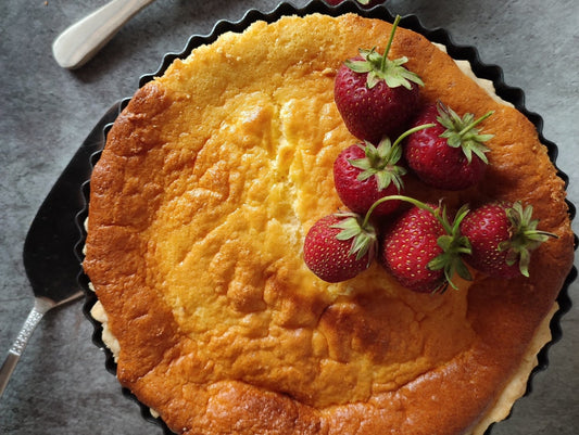 White Chocolate Cheesecake glutenfrei, luftig wie Soufflé