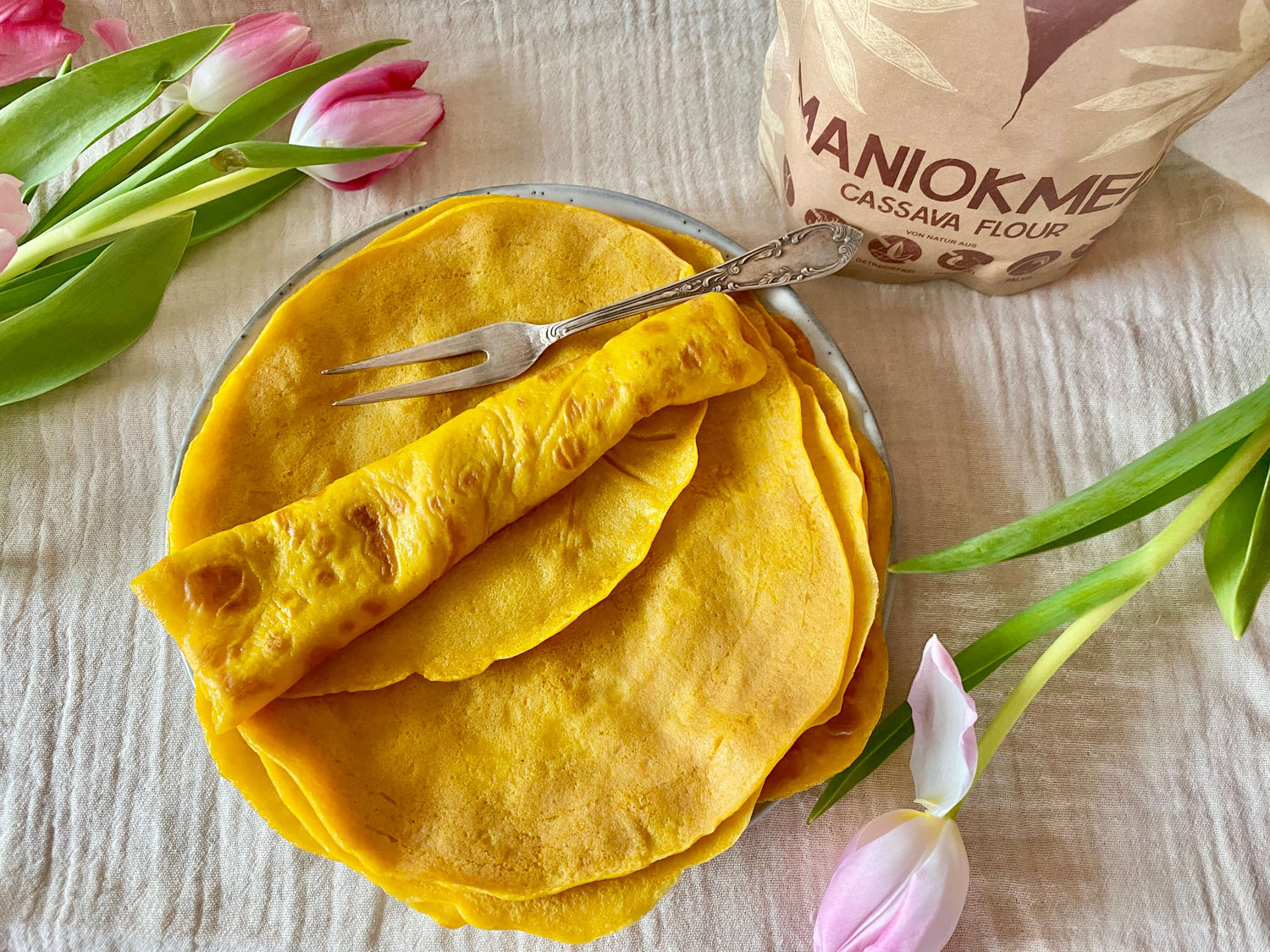 Leckere Kürbiscrepes in herzhaft oder süß