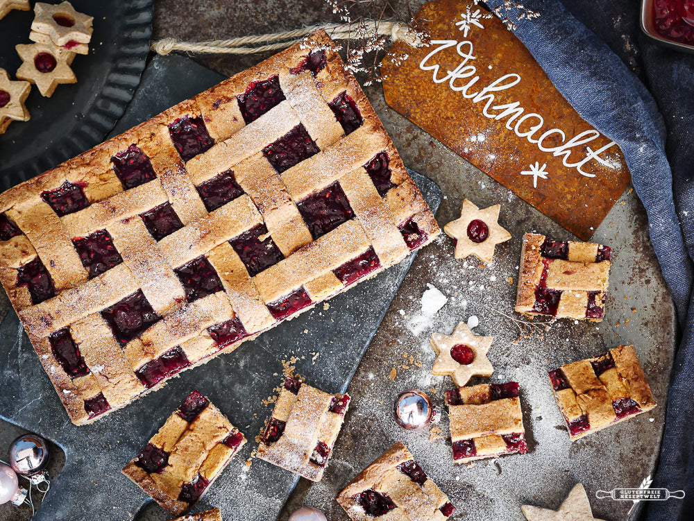 Die besten glutenfreien Linzer-Schnitten