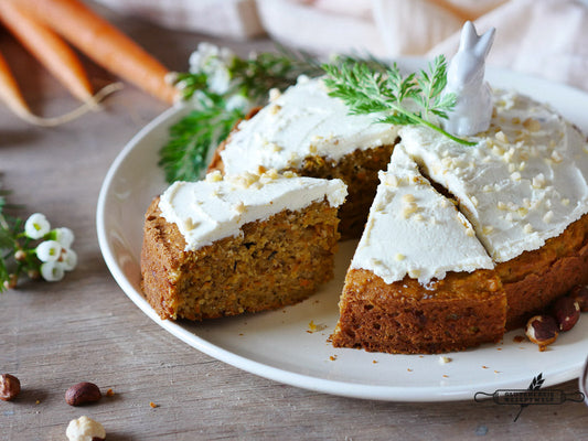 saftiger Carrot Cake, paleo