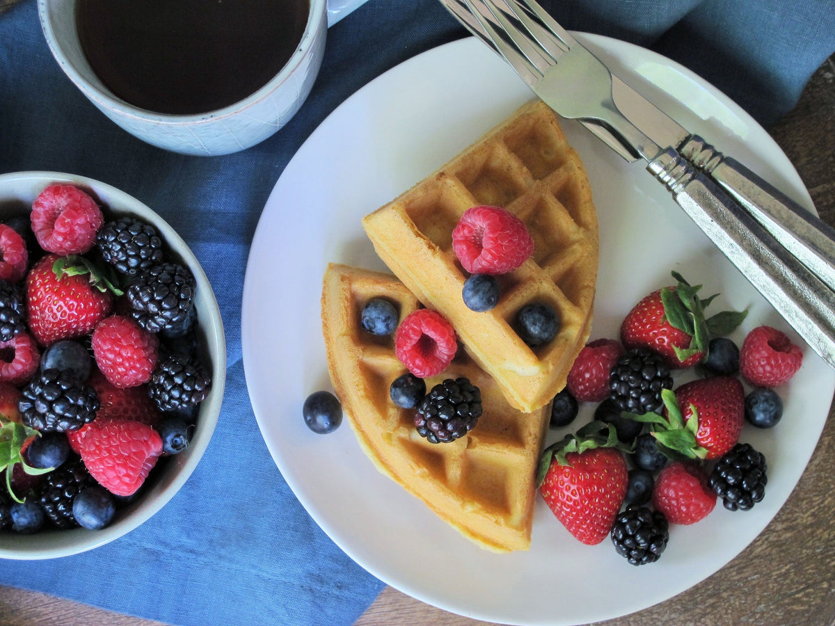 Glutenfreie Waffeln, super soft und schnell gemacht