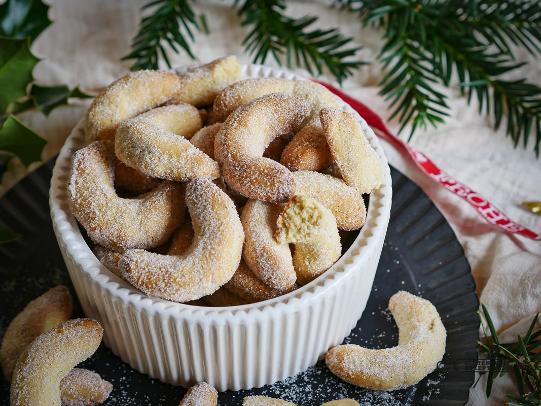 Vanillekipferl, buttrig, mürbe & glutenfrei