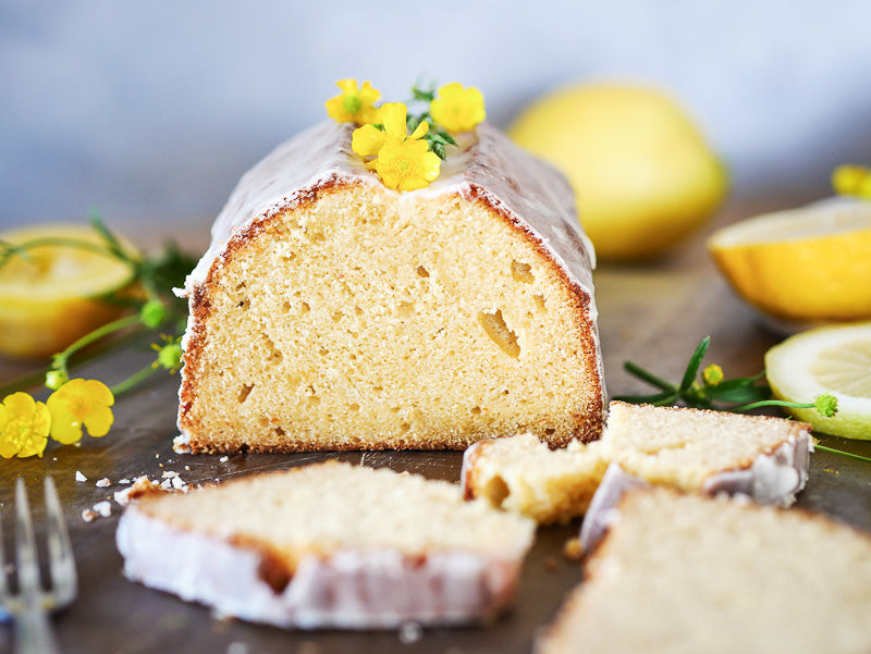 Getreidefreier, glutenfreier Zitronenkuchen