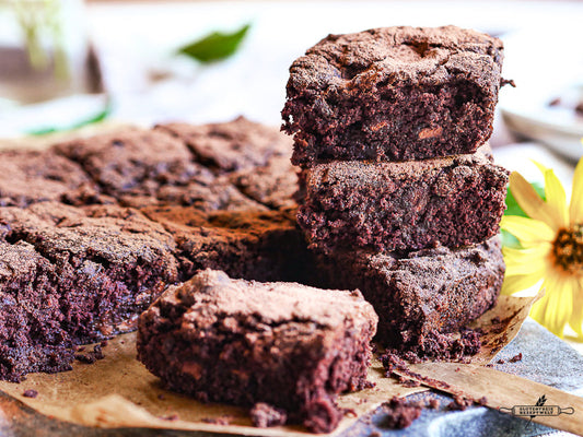 Super saftige Zucchini-Brownie – vegan, glutenfrei & ohne Ei