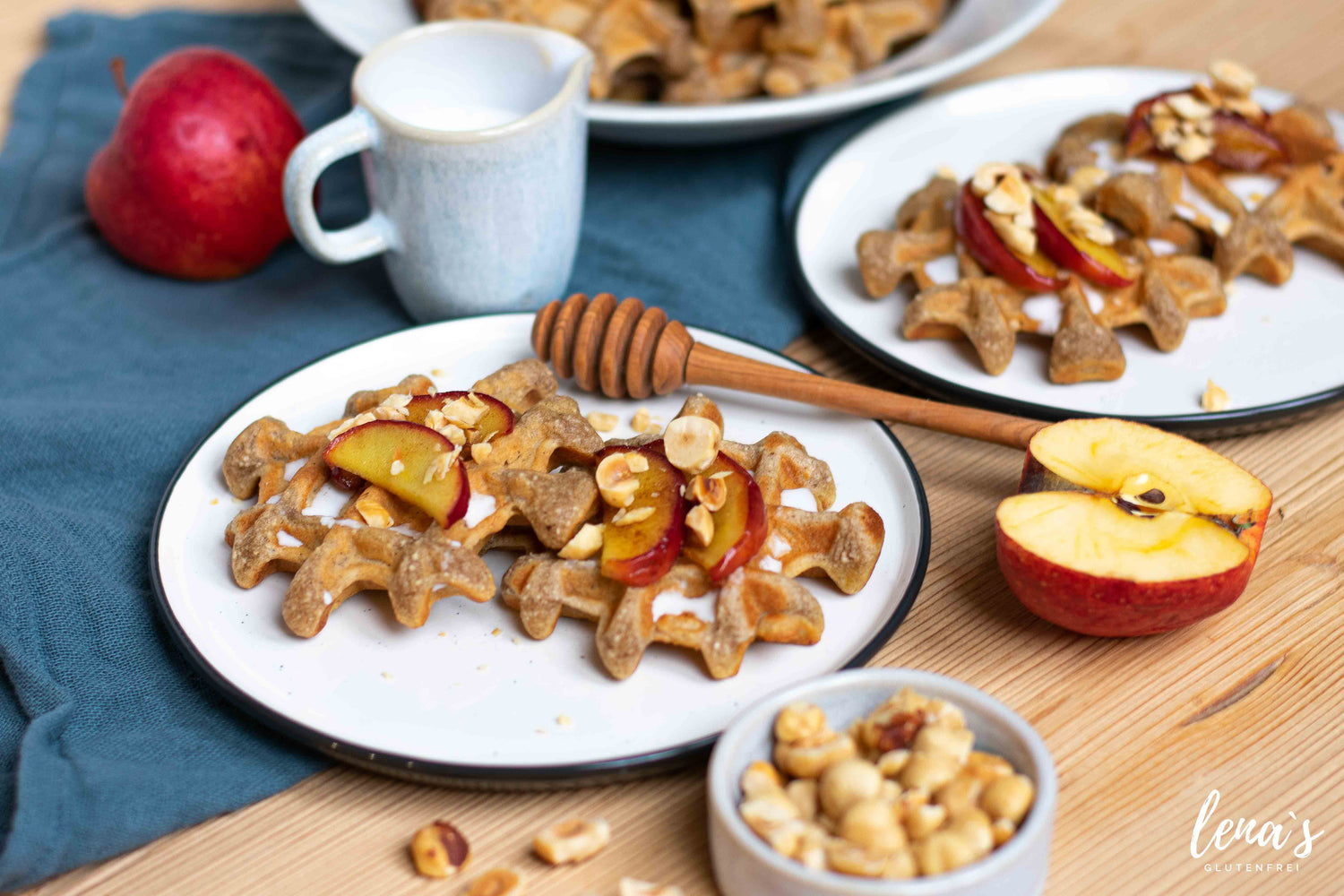 Glutenfreie Lebkuchenwaffeln aus der Backmischung