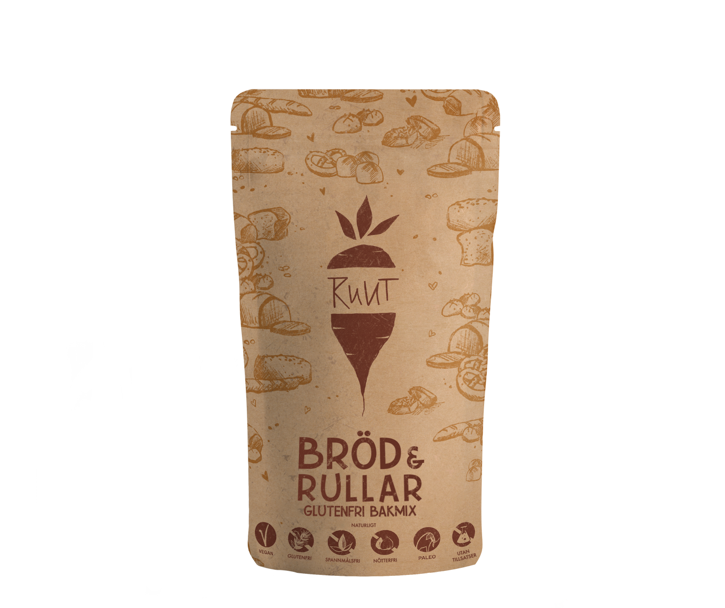 Glutenfri bageblanding til brød og boller med maniokmel | #locale_da